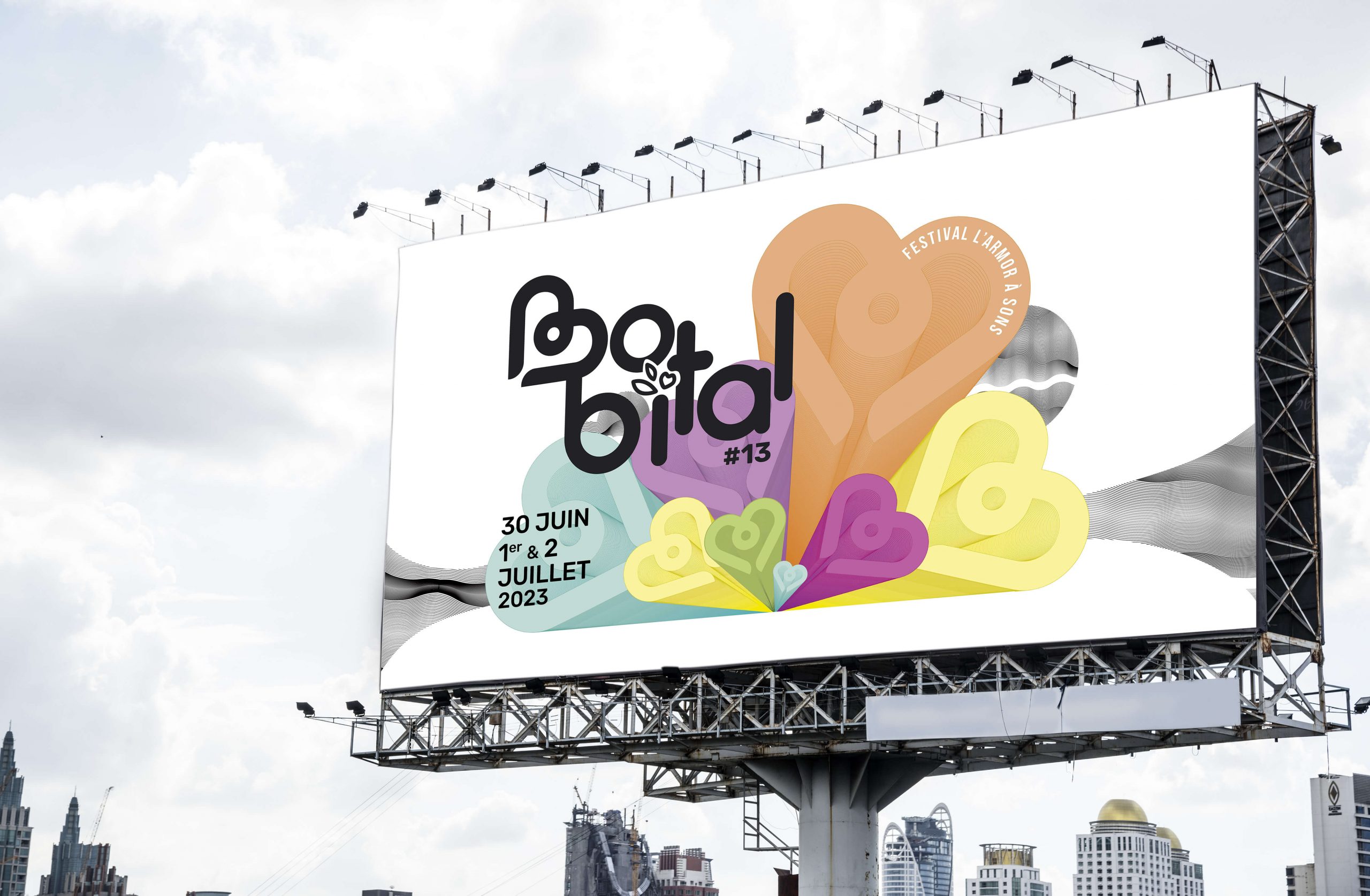 Festival Bobital, création de l'affiche de l'édition 2023 par Shebam !