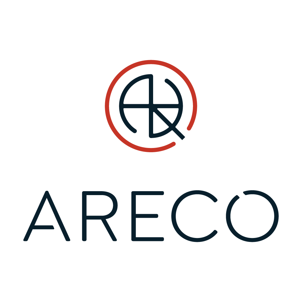 Areco cette entreprise a été accompagnée par l'agence de communication SHEBAM - Logo en couleur