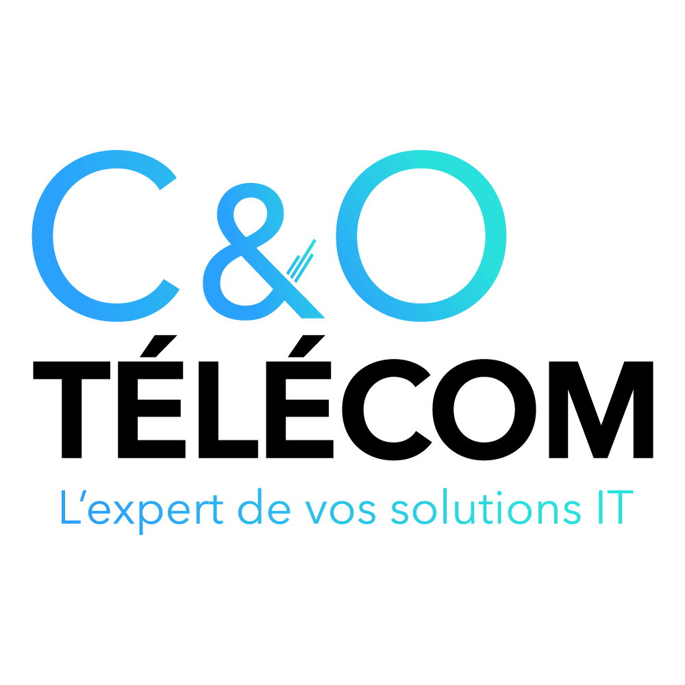 C & O Telecom cette entreprise a été accompagnée par l'agence de communication SHEBAM - Logo en couleur