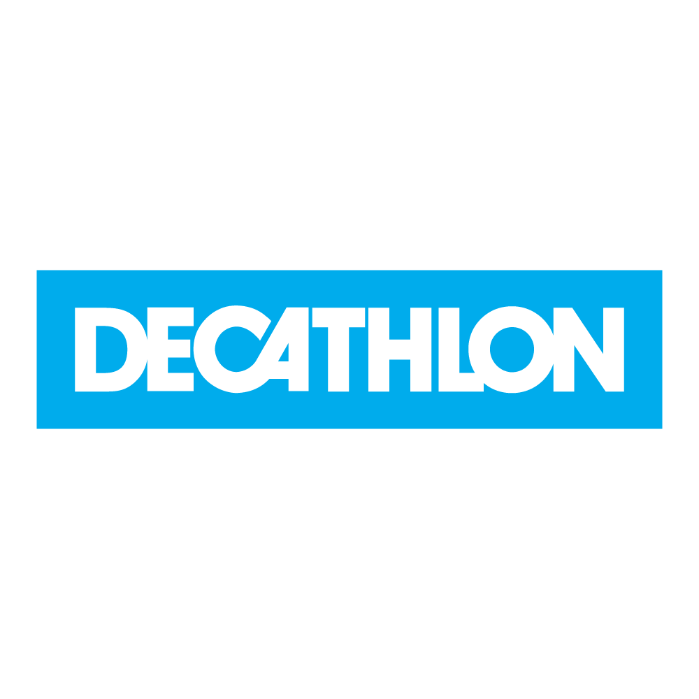 Decathlon cette entreprise a été accompagnée par l'agence de communication SHEBAM - Logo en couleur