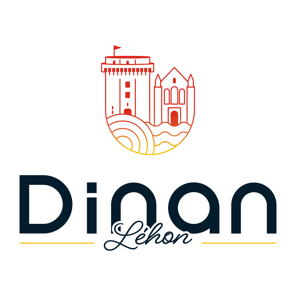 Ville de Dinan cette ville a été accompagnée par l'agence de communication SHEBAM - Logo en couleur