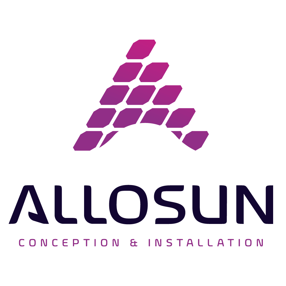 Groupe Allosun cette entreprise a été accompagnée par l'agence de communication SHEBAM - Logo en couleur