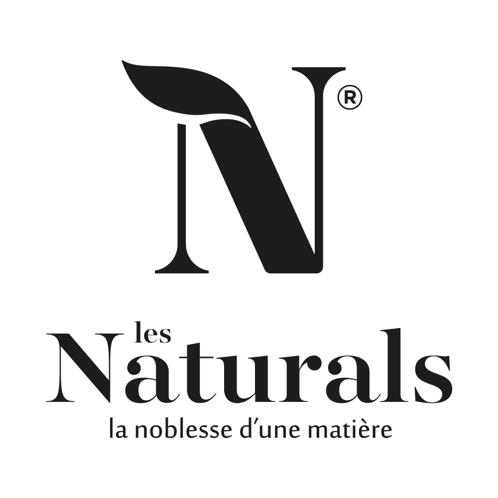 Les Naturals cette entreprise a été accompagnée par l'agence de communication SHEBAM - Logo en noir