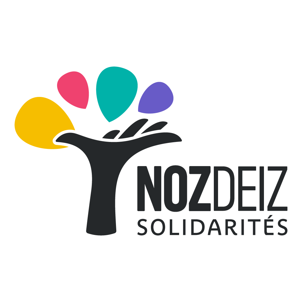 Nozdeiz cette association a été accompagnée par l'agence de communication SHEBAM - Logo en couleur