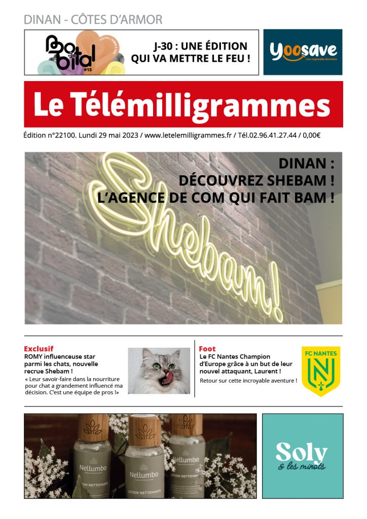 L'agence de communication shebam ! dans le télémilligrammes