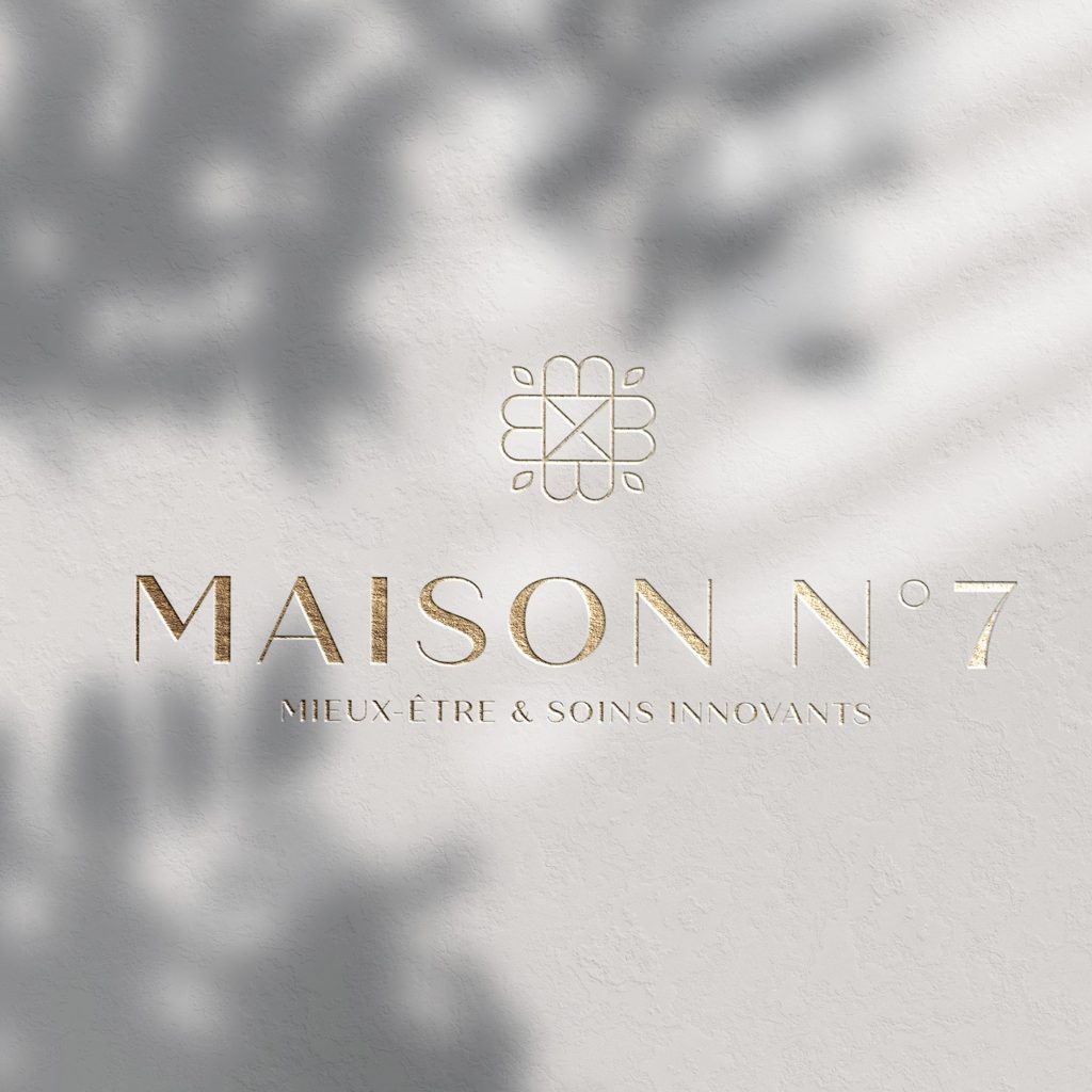 Maison n°7, création de l'identité visuelle et conception du site internet par l'agence Shebam !