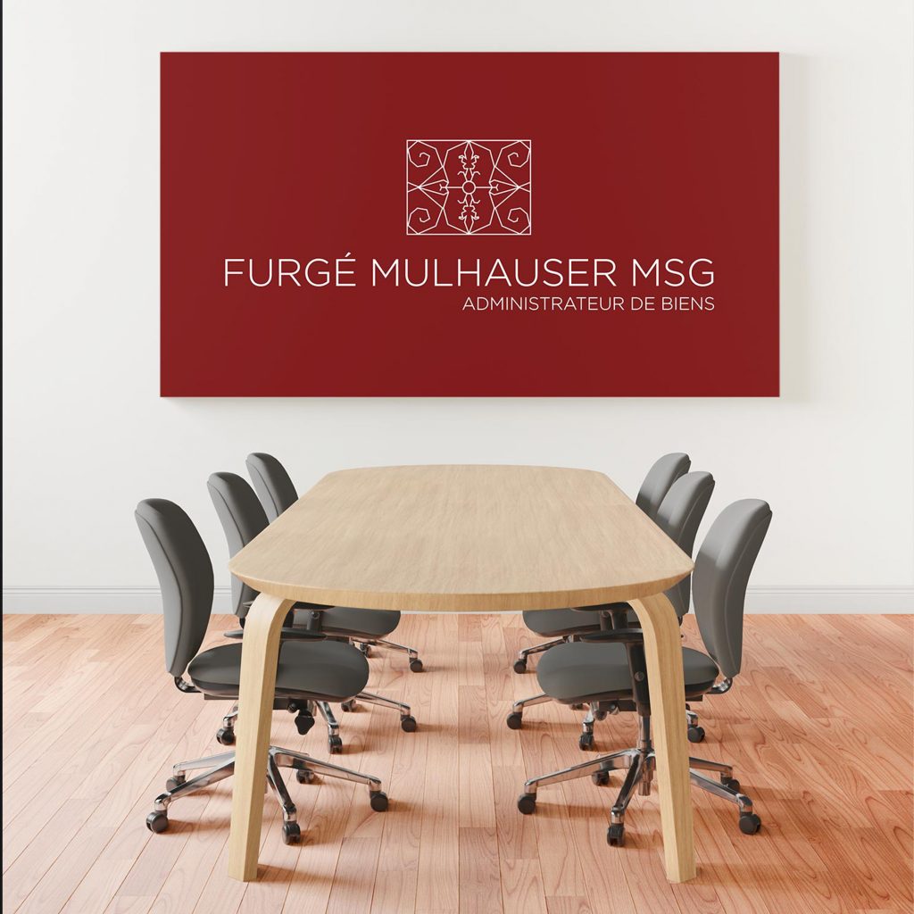 Refonte de l'identité visuelle, du logo du Cabinet Furgé Mulhauser MSG par Shebam